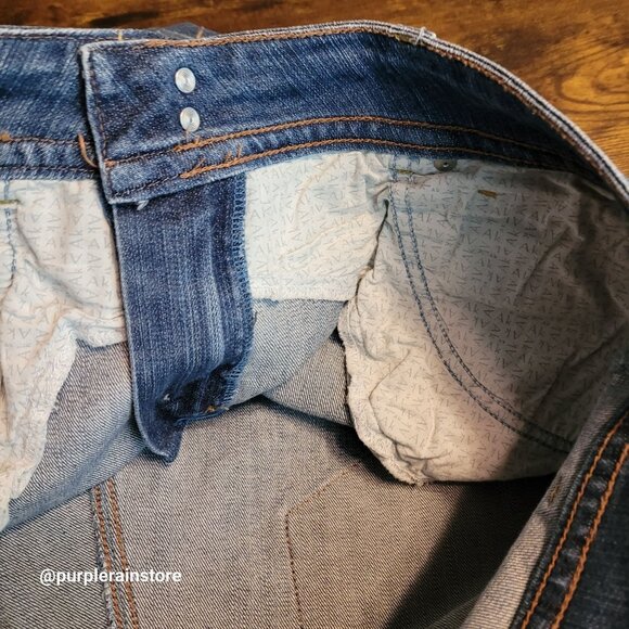 Anne Klein Jeans Sz 16 High Rise Bootcut Button Flap Medium Wash Stretch Denim - Picture 4 of 13